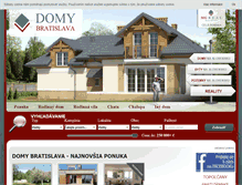 Tablet Screenshot of domybratislava.sk